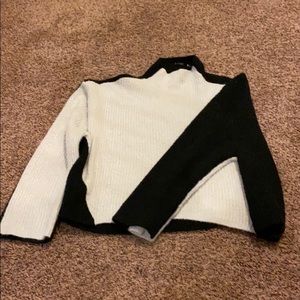 Two color sweater